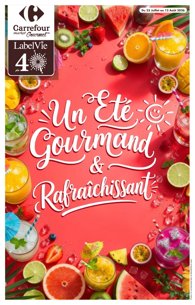 Couverture catalogue Carrefour Gourmet